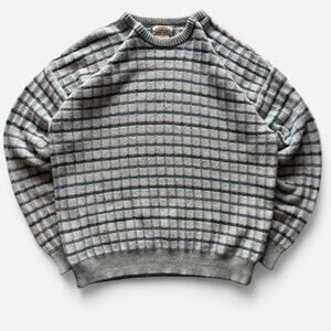 Vintage multicolored knit sweater xl